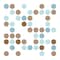 Con-Tact Brand Con-Tact Grip Prints 4 ft. L X 18 in. W Blue/Brown Polka Dots Shelf Liner 04F-C7HT4-06 - alternate 2